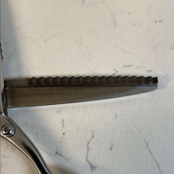 Vintage ELK Chrome Pinking Shears Chrome Plated Model “A” Size 9” - Picture 9 of 16